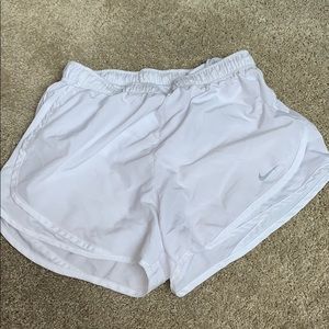 Nike white shorts